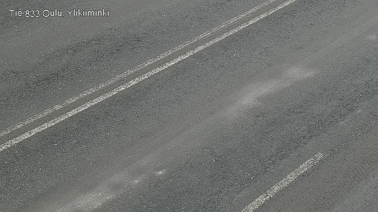 Weather Camera Image Väg  833 Oulu, Vesala, Oulu, Pohjois-Pohjanmaa