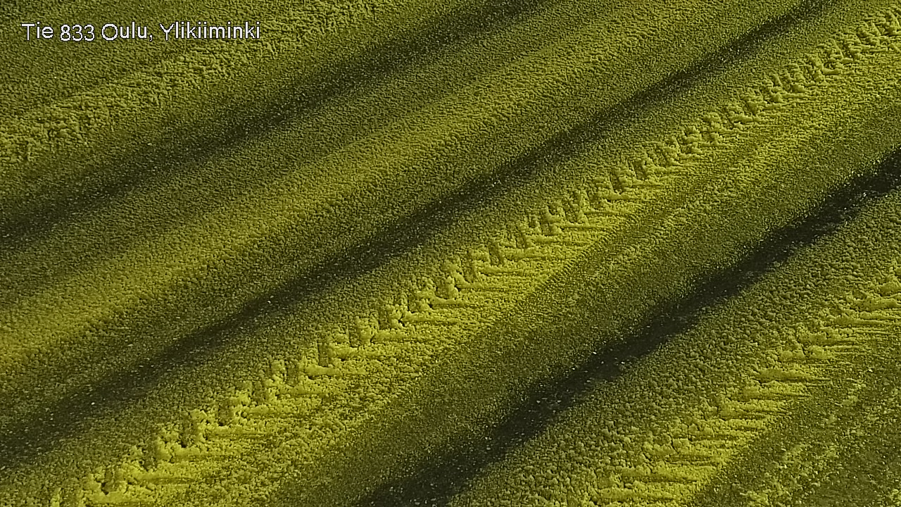 Weather Camera Image Road  833 Oulu, Vesala, Oulu, Pohjois-Pohjanmaa