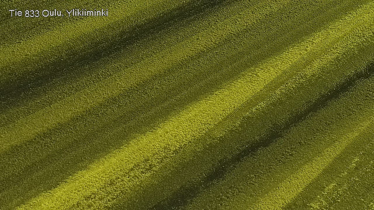 Weather Camera Image Road  833 Oulu, Vesala, Oulu, Pohjois-Pohjanmaa