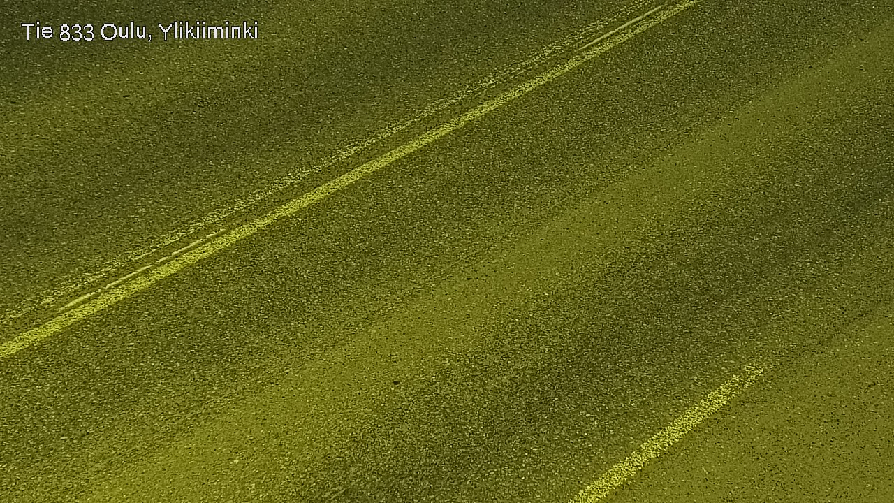 Weather Camera Image Väg  833 Oulu, Vesala, Oulu, Pohjois-Pohjanmaa