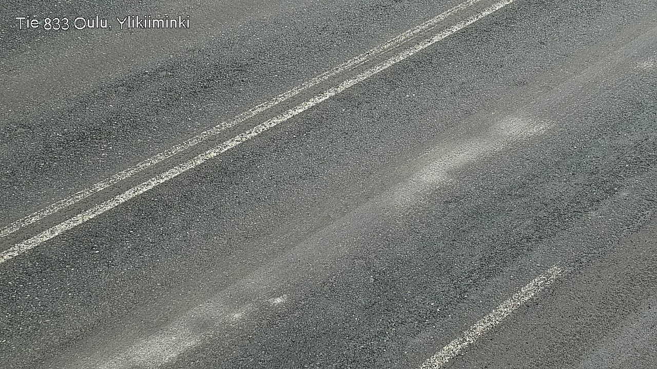 Weather Camera Image Väg  833 Oulu, Vesala, Oulu, Pohjois-Pohjanmaa