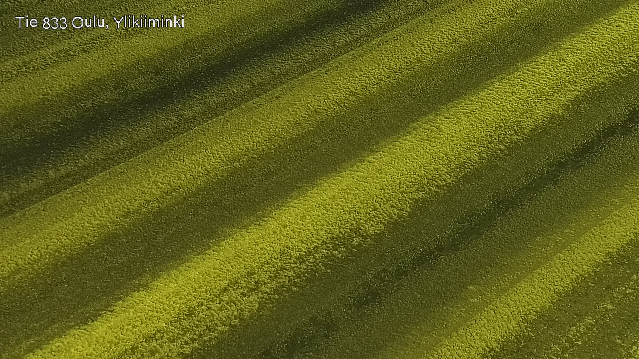 Weather Camera Image Road  833 Oulu, Vesala, Oulu, Pohjois-Pohjanmaa