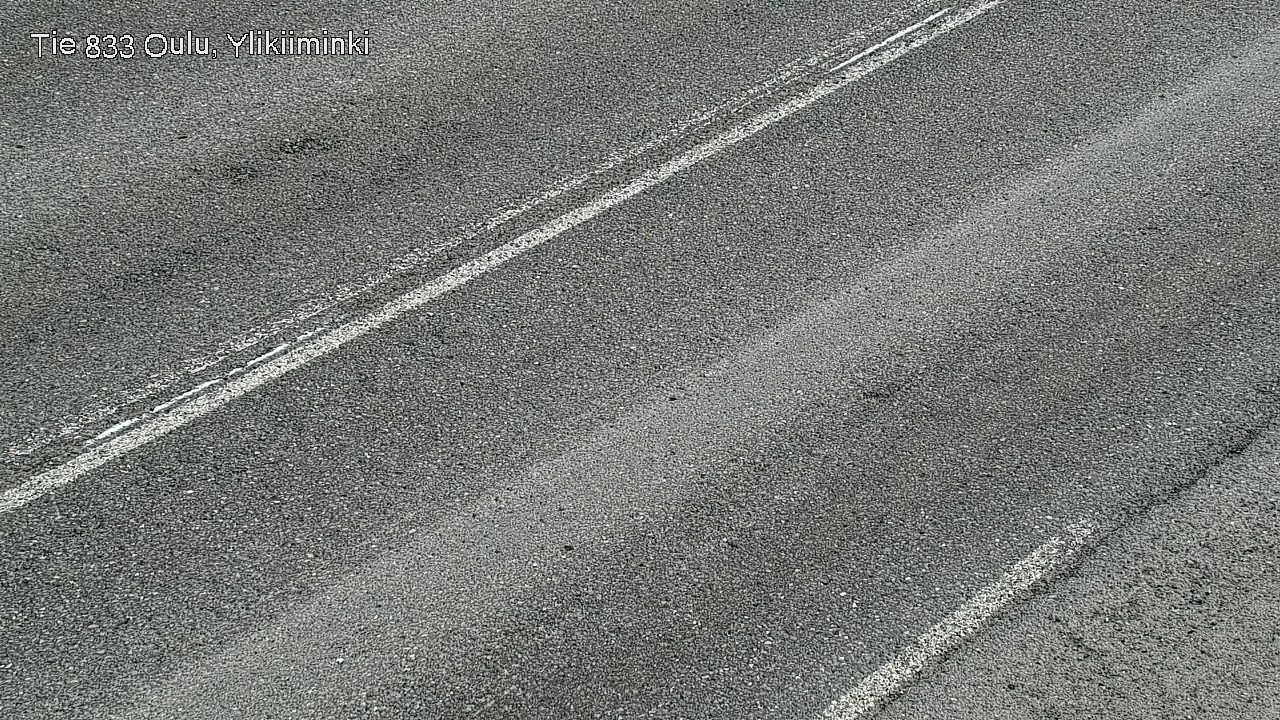 Weather Camera Image Väg  833 Oulu, Vesala, Oulu, Pohjois-Pohjanmaa