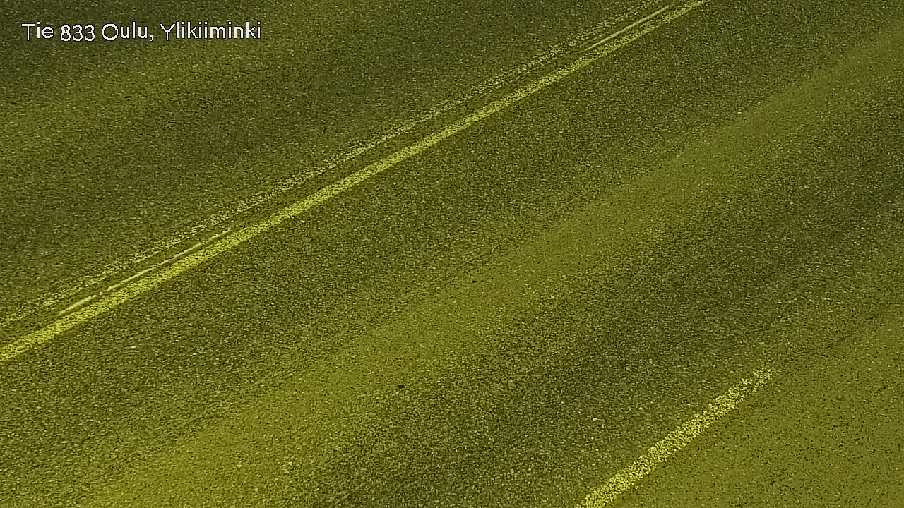 Weather Camera Image Väg  833 Oulu, Vesala, Oulu, Pohjois-Pohjanmaa