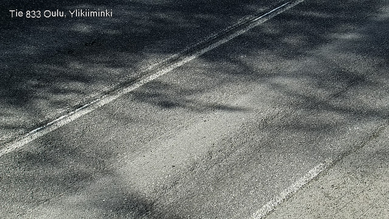 Weather Camera Image Road  833 Oulu, Vesala, Oulu, Pohjois-Pohjanmaa