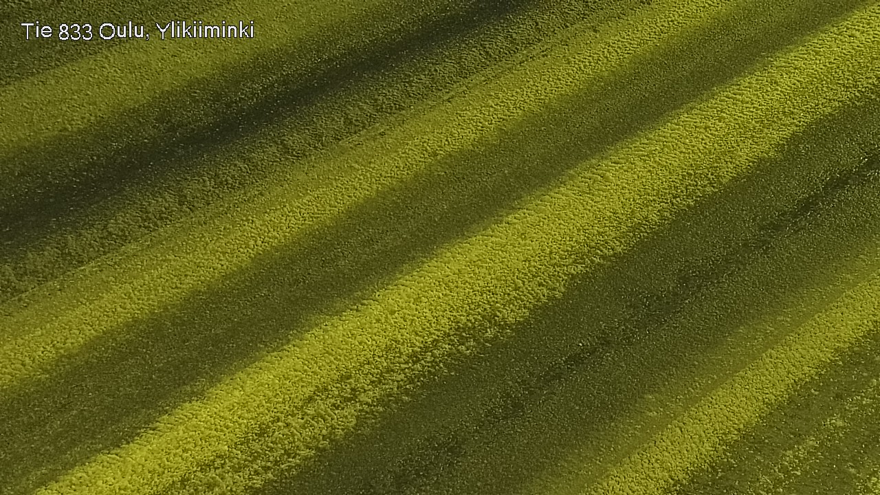 Weather Camera Image Road  833 Oulu, Vesala, Oulu, Pohjois-Pohjanmaa