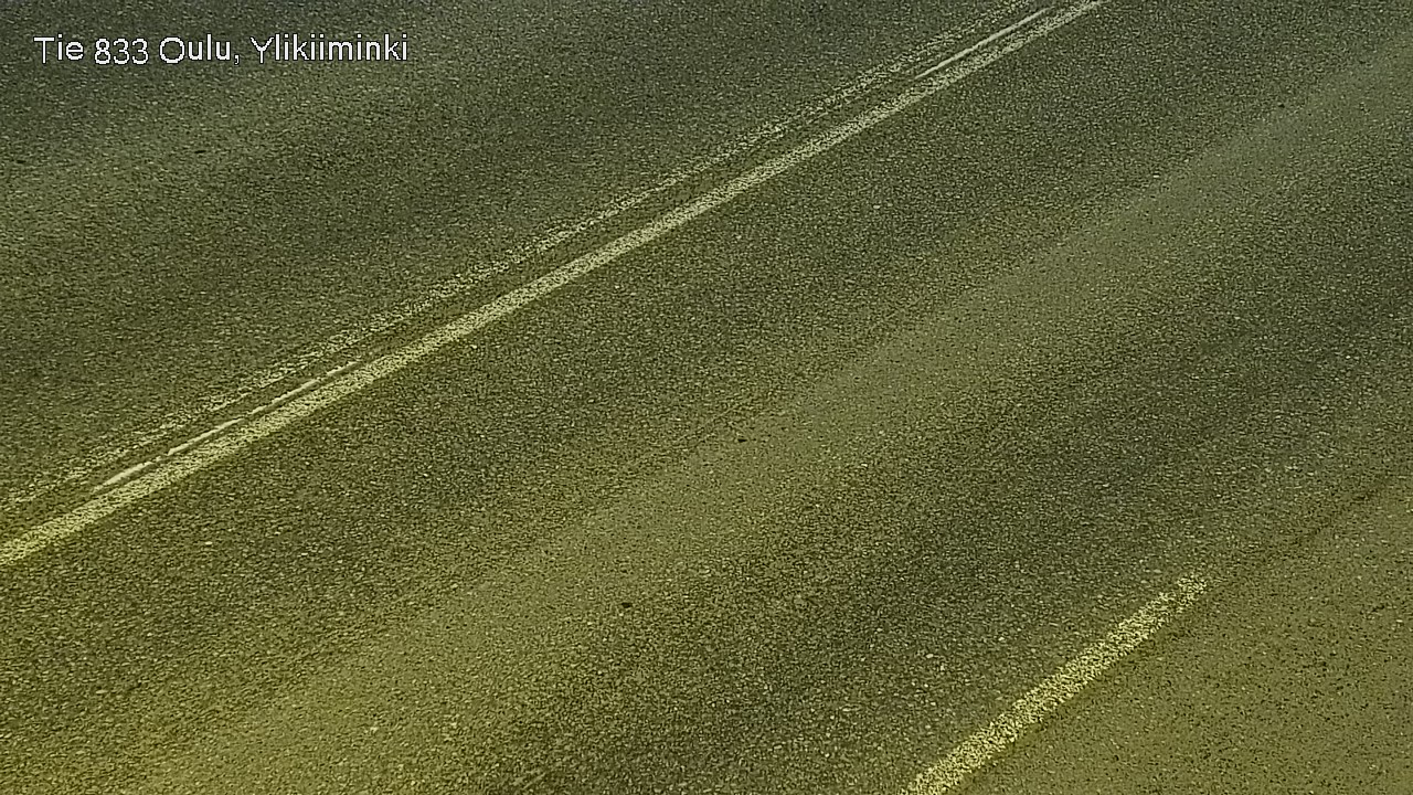 Weather Camera Image Väg  833 Oulu, Vesala, Oulu, Pohjois-Pohjanmaa