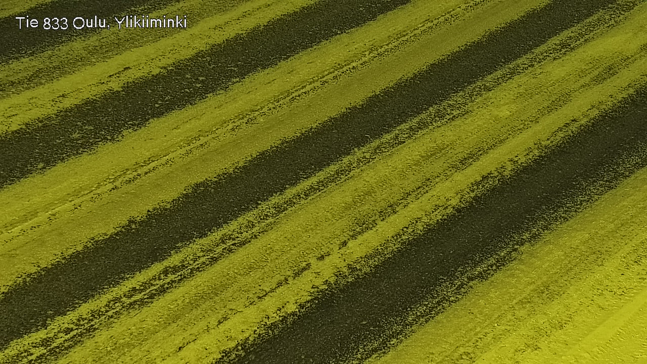 Weather Camera Image Road  833 Oulu, Vesala, Oulu, Pohjois-Pohjanmaa