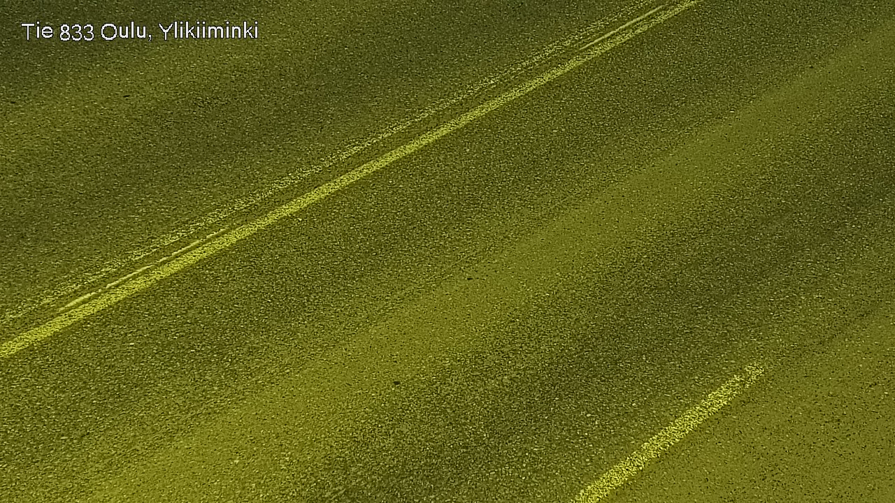 Weather Camera Image Väg  833 Oulu, Vesala, Oulu, Pohjois-Pohjanmaa