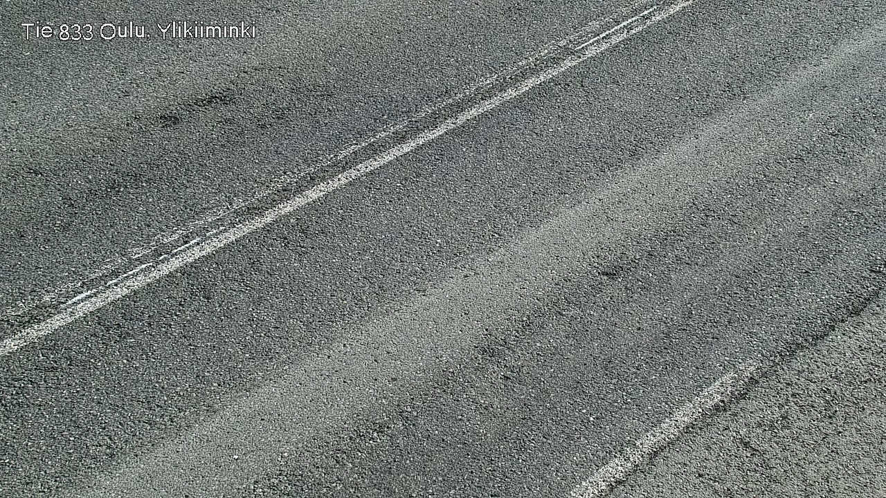Weather Camera Image Väg  833 Oulu, Vesala, Oulu, Pohjois-Pohjanmaa