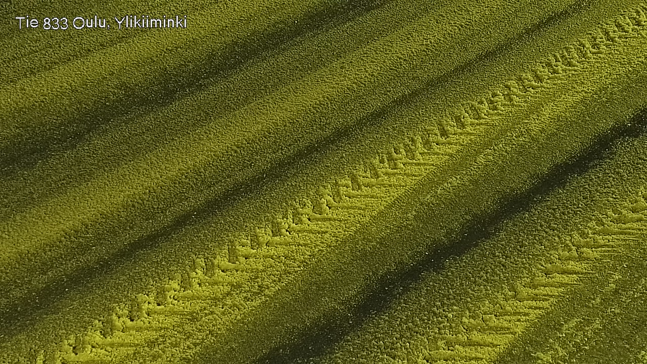 Weather Camera Image Road  833 Oulu, Vesala, Oulu, Pohjois-Pohjanmaa