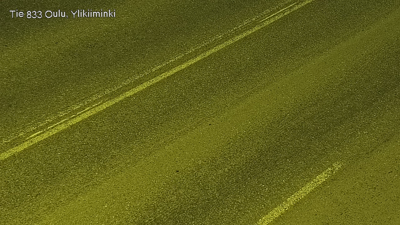 Weather Camera Image Väg  833 Oulu, Vesala, Oulu, Pohjois-Pohjanmaa