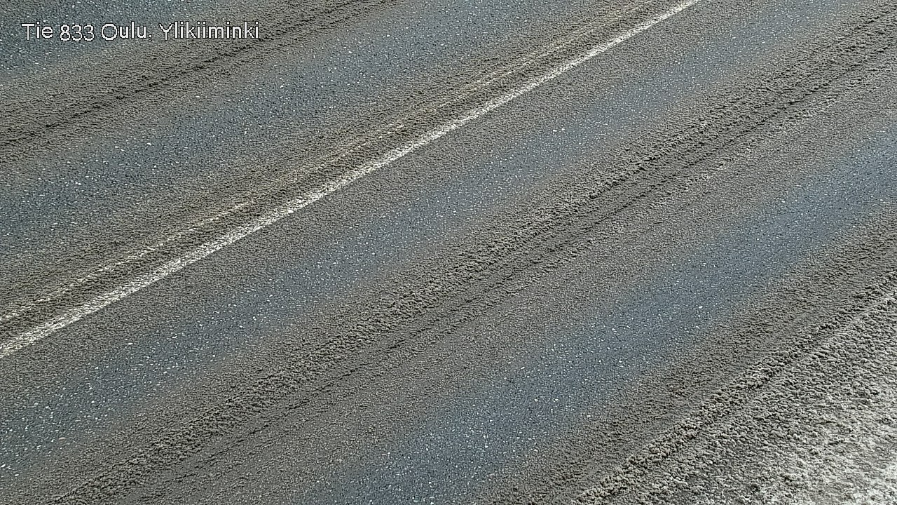 Weather Camera Image Road  833 Oulu, Vesala, Oulu, Pohjois-Pohjanmaa