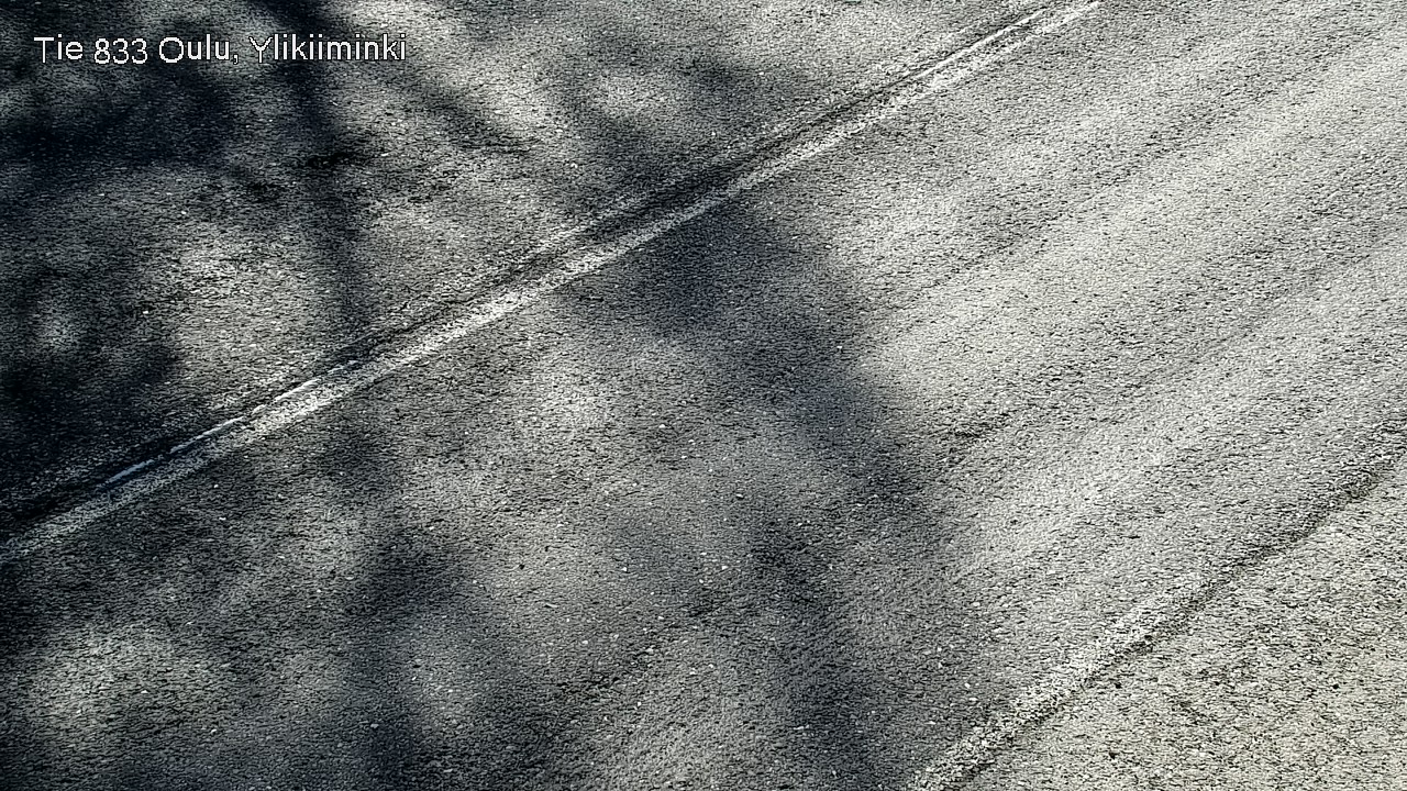 Weather Camera Image Väg  833 Oulu, Vesala, Oulu, Pohjois-Pohjanmaa