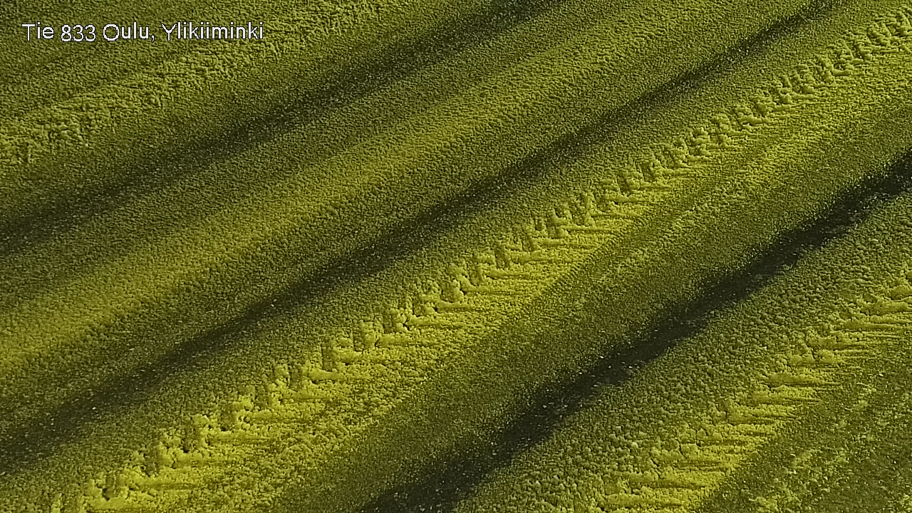 Weather Camera Image Road  833 Oulu, Vesala, Oulu, Pohjois-Pohjanmaa
