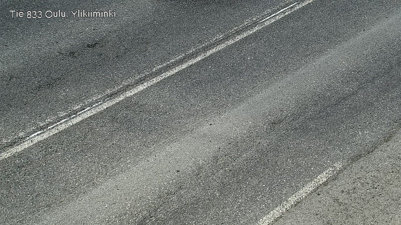 Weather Camera Image Väg  833 Oulu, Vesala, Oulu, Pohjois-Pohjanmaa