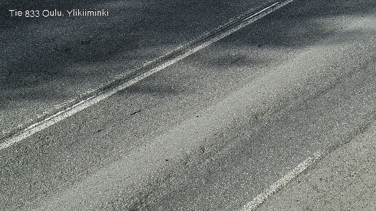 Weather Camera Image Väg  833 Oulu, Vesala, Oulu, Pohjois-Pohjanmaa