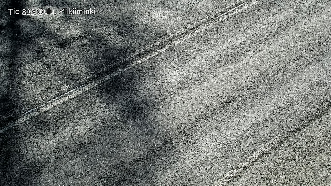 Weather Camera Image Väg  833 Oulu, Vesala, Oulu, Pohjois-Pohjanmaa