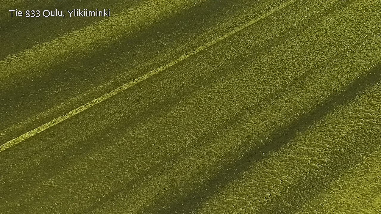 Weather Camera Image Road  833 Oulu, Vesala, Oulu, Pohjois-Pohjanmaa