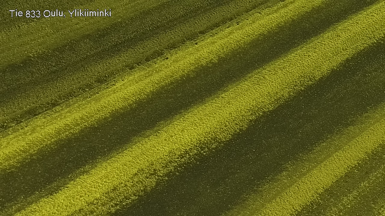 Weather Camera Image Road  833 Oulu, Vesala, Oulu, Pohjois-Pohjanmaa