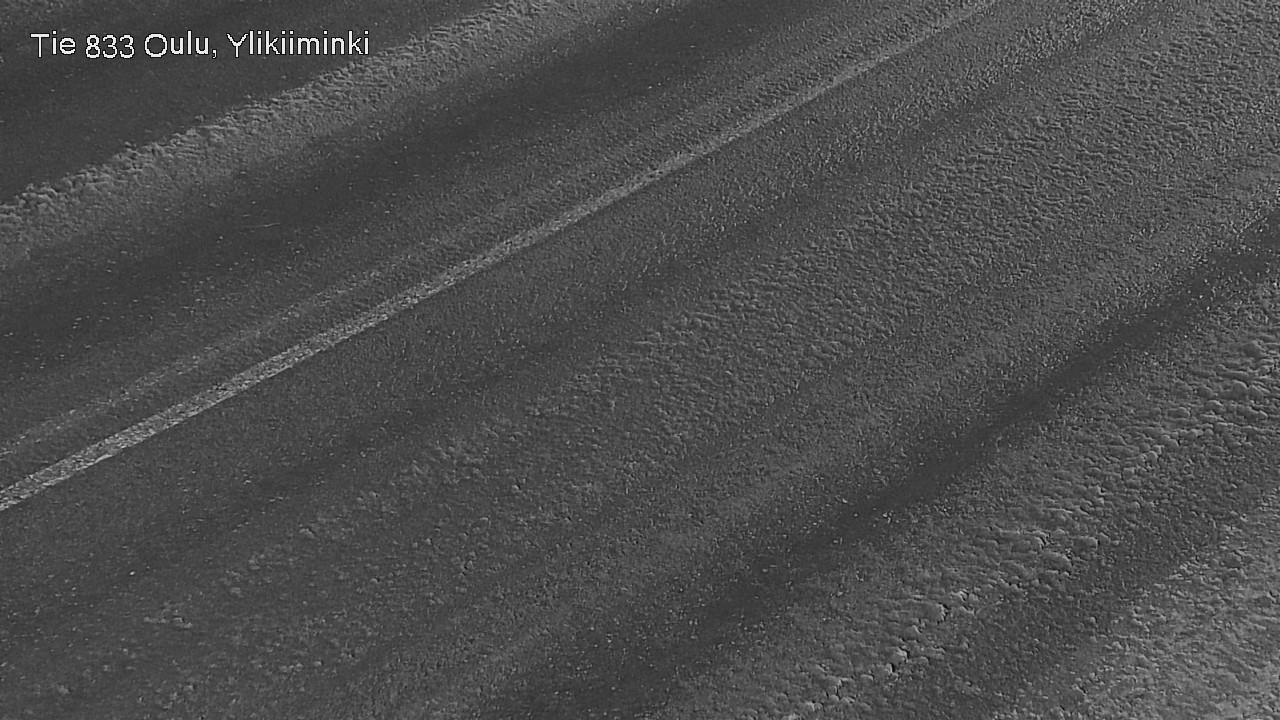 Weather Camera Image Road  833 Oulu, Vesala, Oulu, Pohjois-Pohjanmaa
