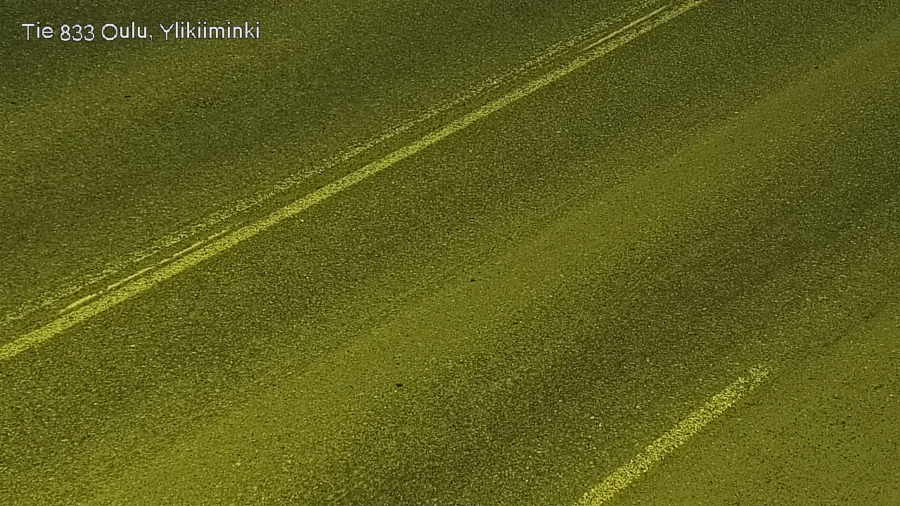 Weather Camera Image Väg  833 Oulu, Vesala, Oulu, Pohjois-Pohjanmaa