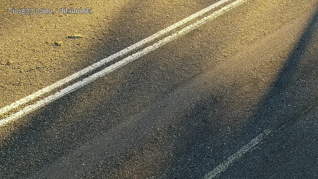 Weather Camera Image Väg  833 Oulu, Vesala, Oulu, Pohjois-Pohjanmaa