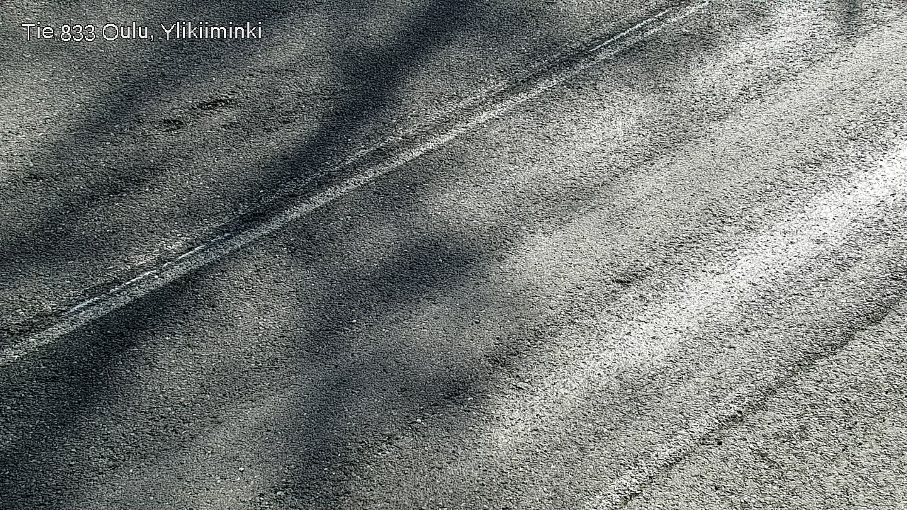 Weather Camera Image Väg  833 Oulu, Vesala, Oulu, Pohjois-Pohjanmaa