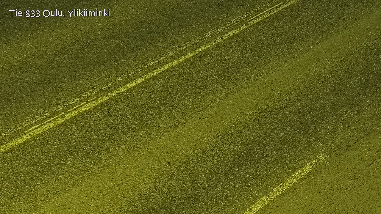 Weather Camera Image Väg  833 Oulu, Vesala, Oulu, Pohjois-Pohjanmaa