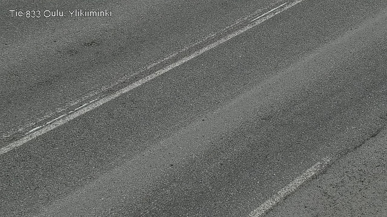 Weather Camera Image Väg  833 Oulu, Vesala, Oulu, Pohjois-Pohjanmaa