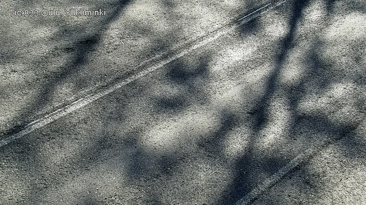 Weather Camera Image Väg  833 Oulu, Vesala, Oulu, Pohjois-Pohjanmaa