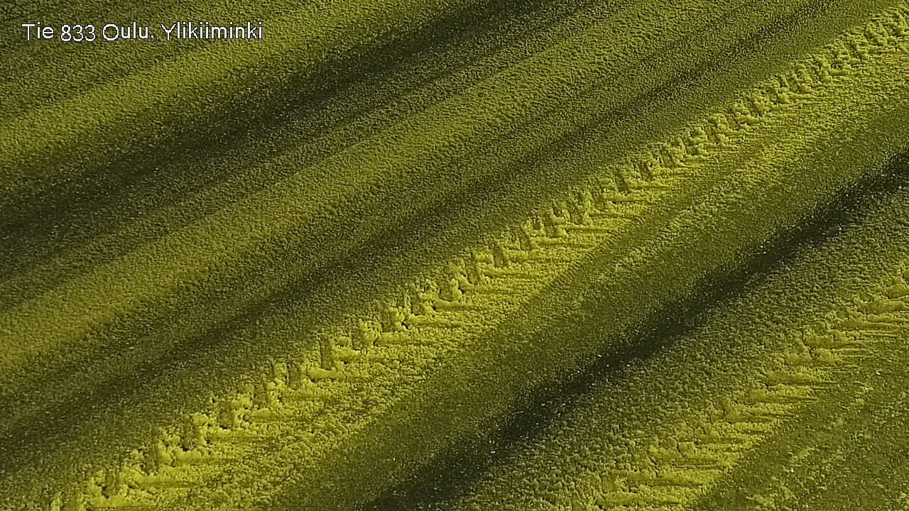 Weather Camera Image Road  833 Oulu, Vesala, Oulu, Pohjois-Pohjanmaa