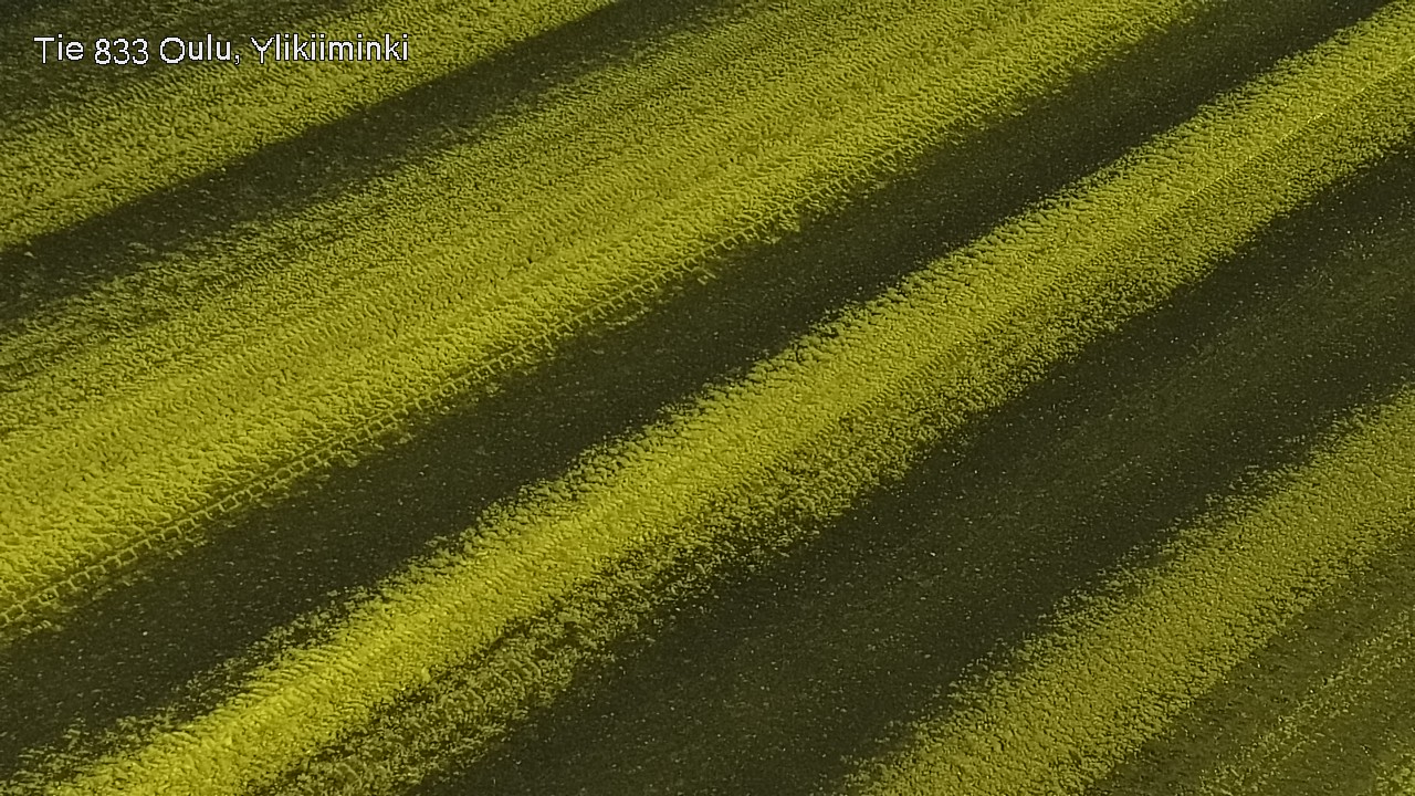 Weather Camera Image Road  833 Oulu, Vesala, Oulu, Pohjois-Pohjanmaa