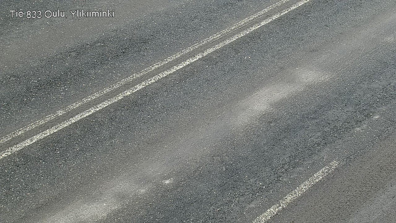 Weather Camera Image Väg  833 Oulu, Vesala, Oulu, Pohjois-Pohjanmaa