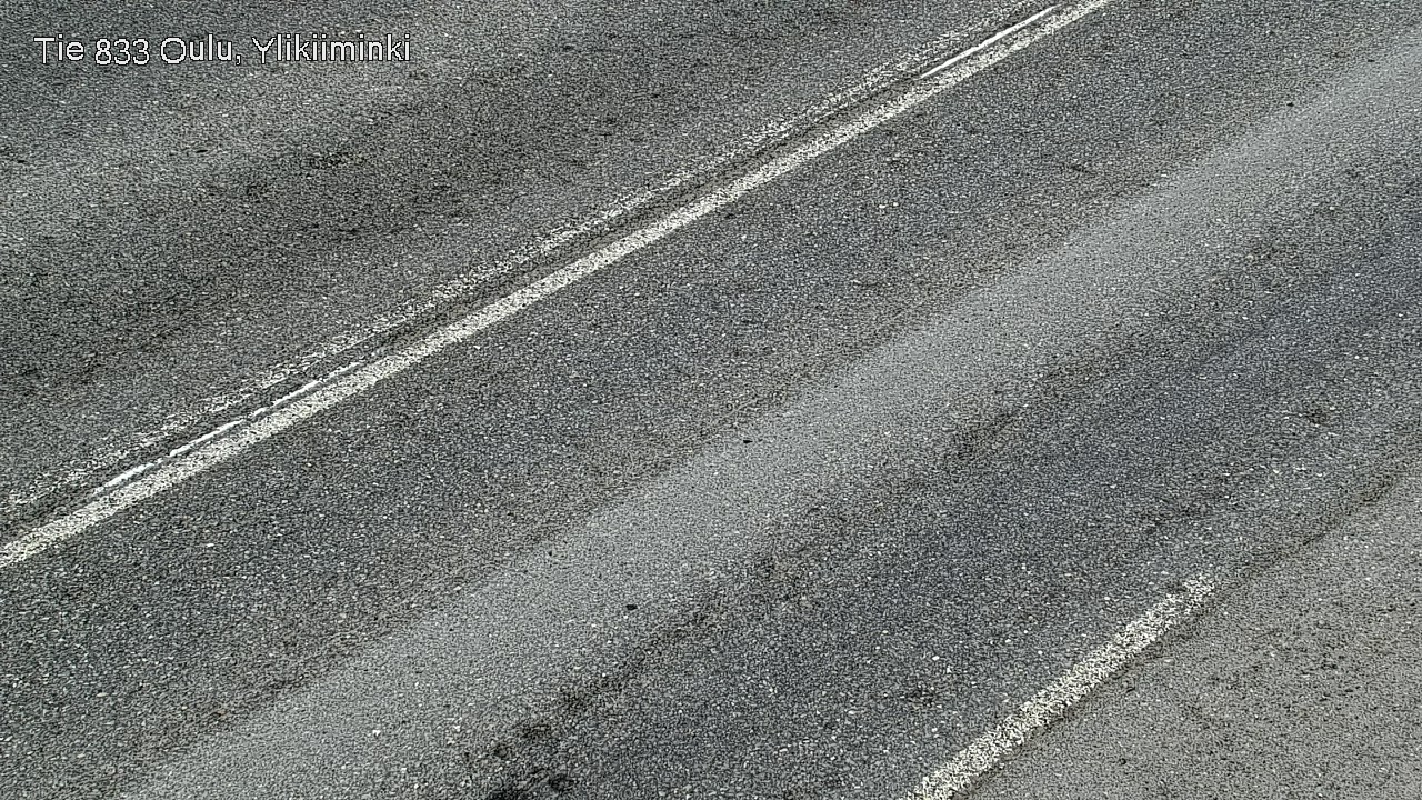 Weather Camera Image Väg  833 Oulu, Vesala, Oulu, Pohjois-Pohjanmaa
