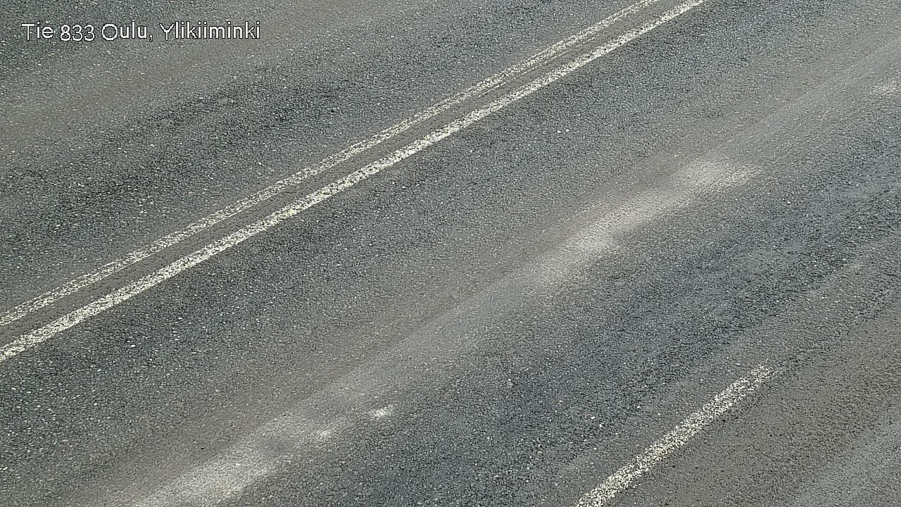 Weather Camera Image Väg  833 Oulu, Vesala, Oulu, Pohjois-Pohjanmaa