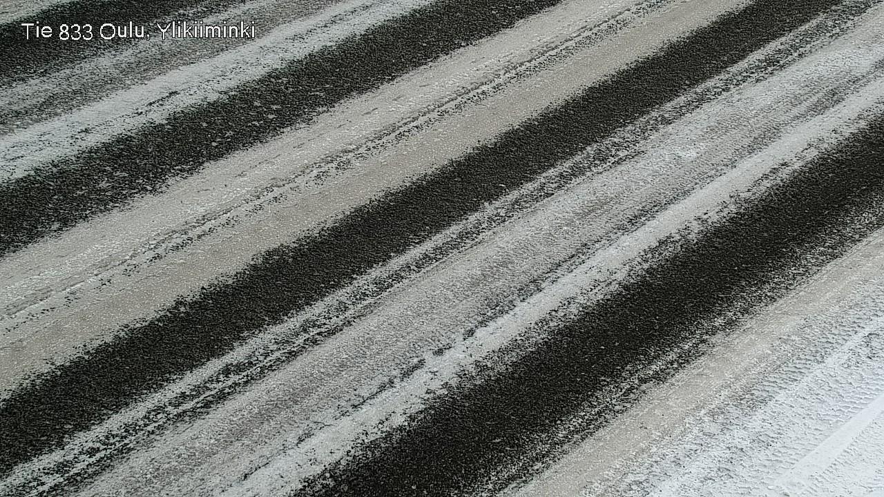 Weather Camera Image Road  833 Oulu, Vesala, Oulu, Pohjois-Pohjanmaa