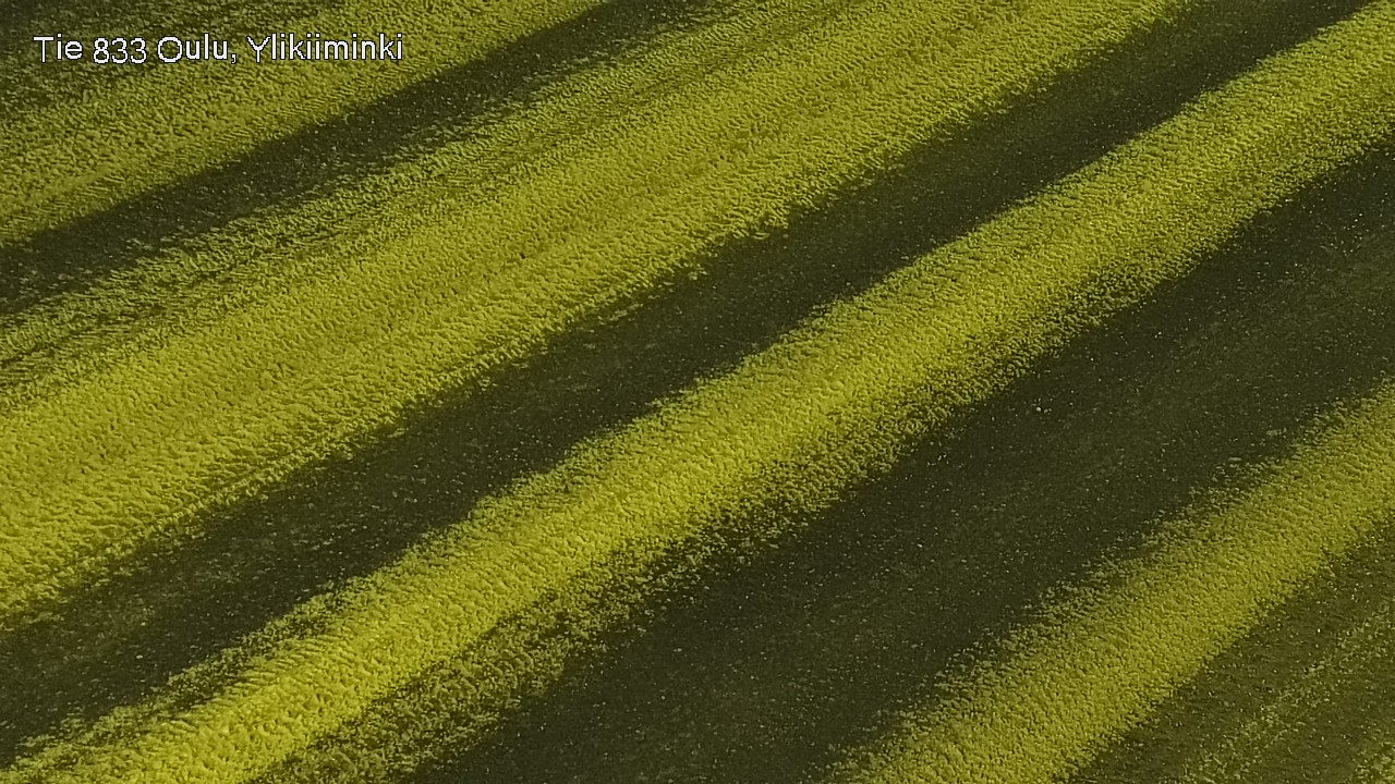 Weather Camera Image Road  833 Oulu, Vesala, Oulu, Pohjois-Pohjanmaa