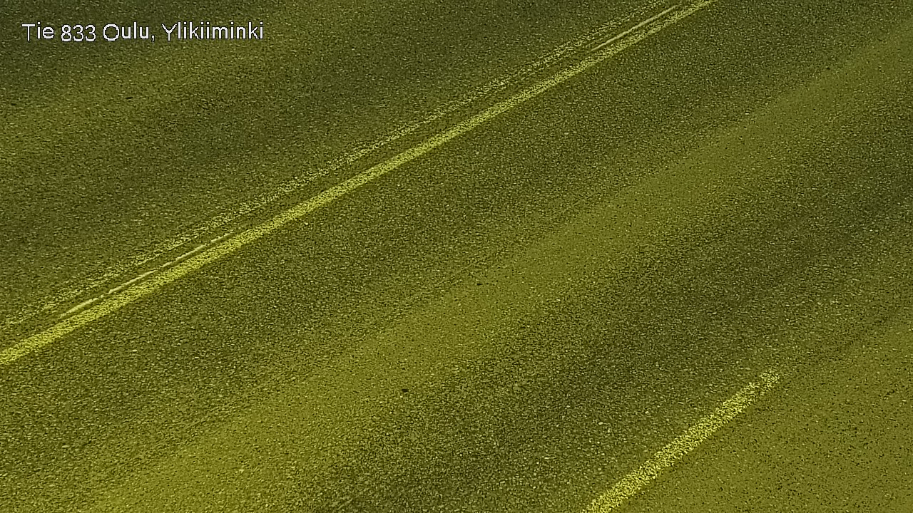 Weather Camera Image Väg  833 Oulu, Vesala, Oulu, Pohjois-Pohjanmaa