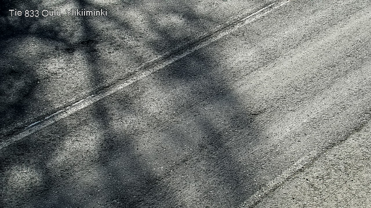 Weather Camera Image Väg  833 Oulu, Vesala, Oulu, Pohjois-Pohjanmaa