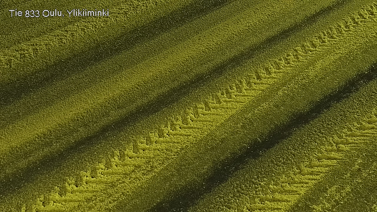 Weather Camera Image Road  833 Oulu, Vesala, Oulu, Pohjois-Pohjanmaa