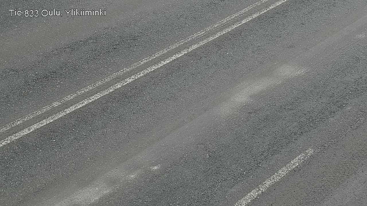 Weather Camera Image Väg  833 Oulu, Vesala, Oulu, Pohjois-Pohjanmaa