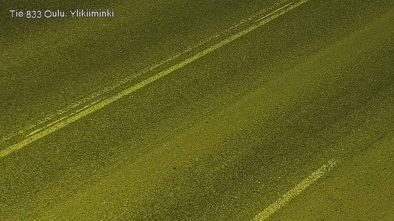 Weather Camera Image Väg  833 Oulu, Vesala, Oulu, Pohjois-Pohjanmaa