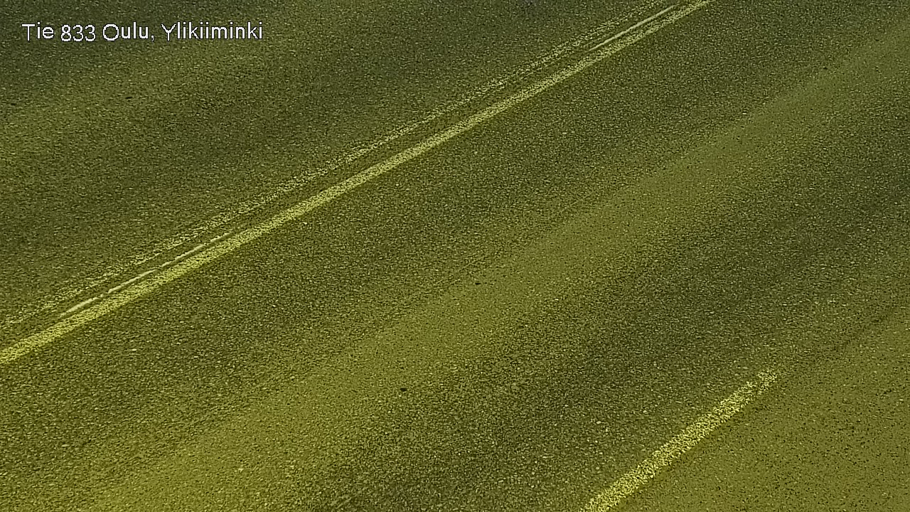 Weather Camera Image Väg  833 Oulu, Vesala, Oulu, Pohjois-Pohjanmaa