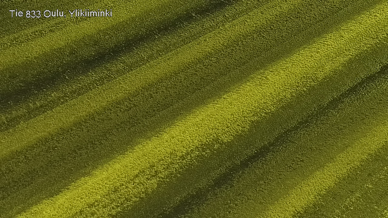 Weather Camera Image Road  833 Oulu, Vesala, Oulu, Pohjois-Pohjanmaa