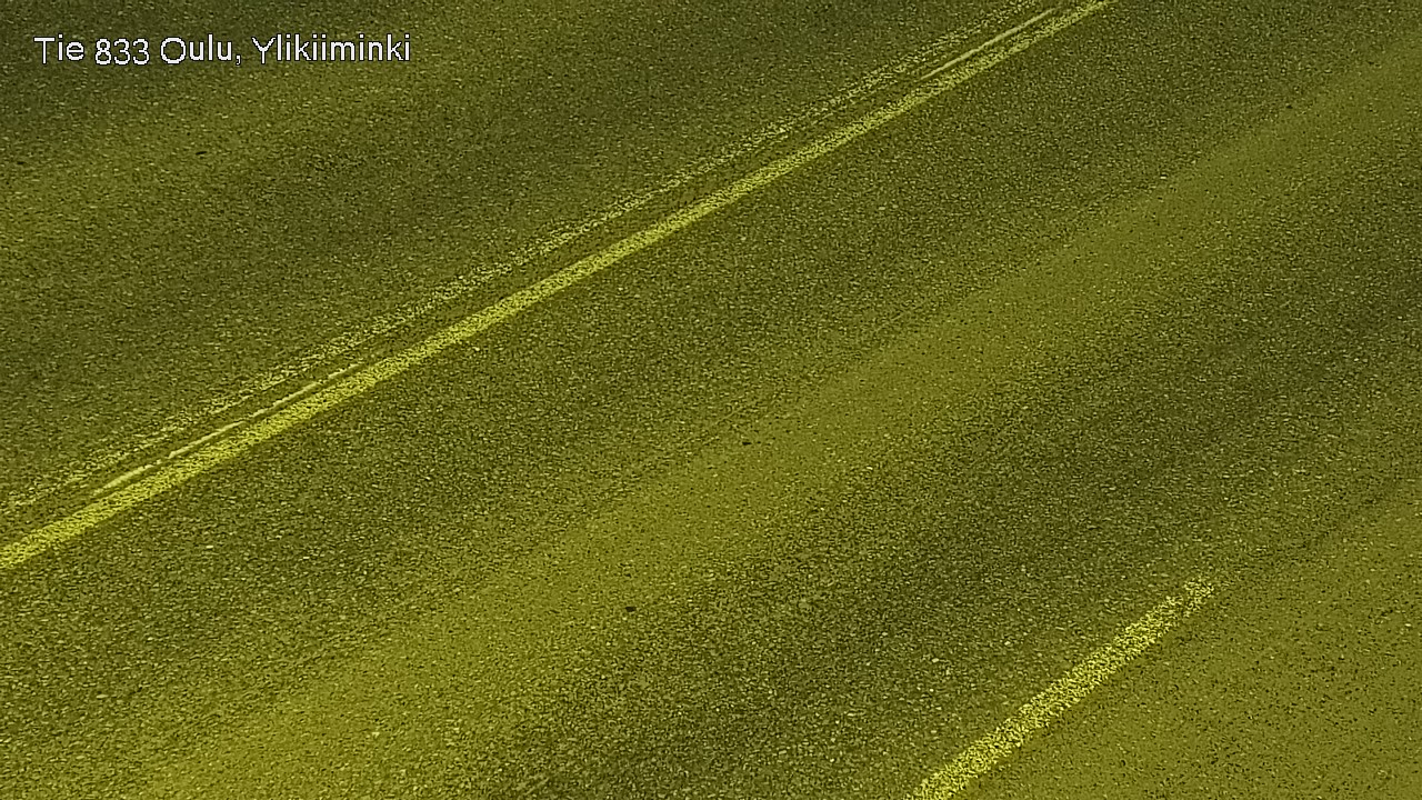 Weather Camera Image Väg  833 Oulu, Vesala, Oulu, Pohjois-Pohjanmaa
