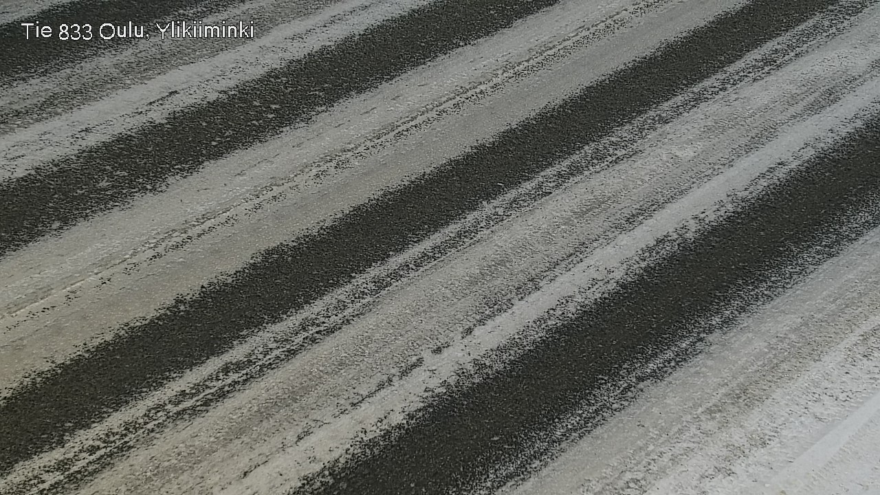 Weather Camera Image Road  833 Oulu, Vesala, Oulu, Pohjois-Pohjanmaa