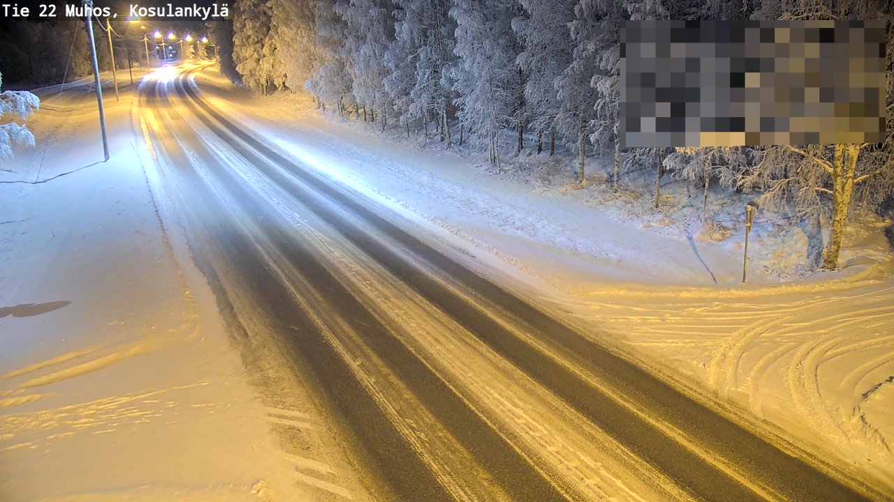 Kelikamerat Kuva Tie 22 Muhos, Kosulankylä, Muhos, Pohjois-Pohjanmaa