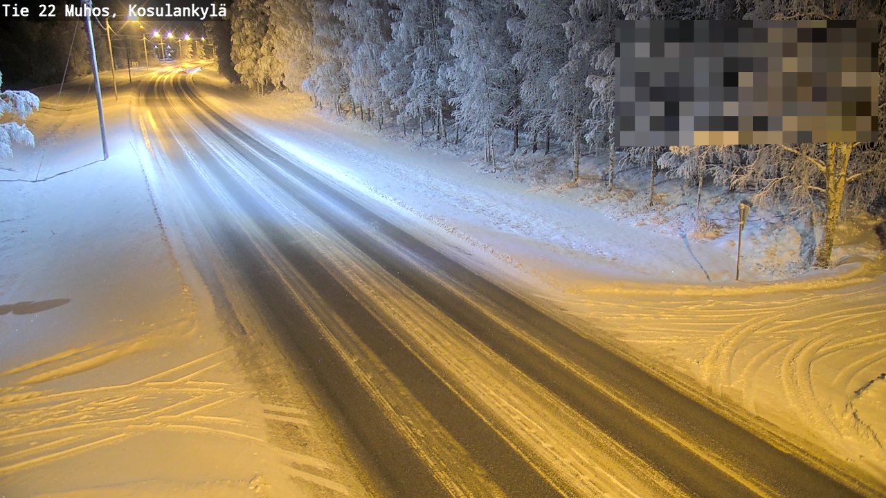 Kelikamerat Kuva Tie 22 Muhos, Kosulankylä, Muhos, Pohjois-Pohjanmaa