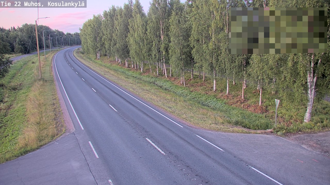 Kelikamerat Kuva Tie 22 Muhos, Kosulankylä, Muhos, Pohjois-Pohjanmaa